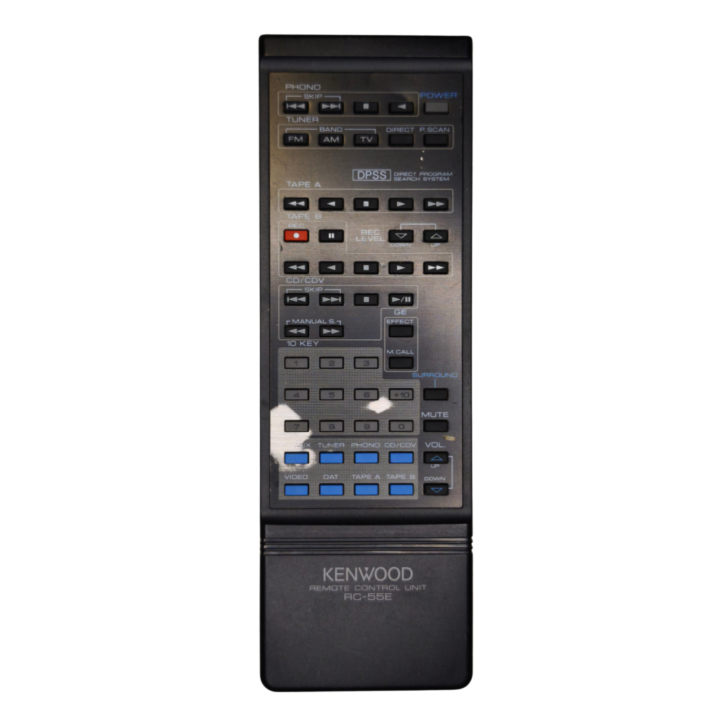 รีโมท Remote Kenwood แท้ รุ่น RC-55E | สำหรับชุดเครื่องเสียงวินเทจ ...