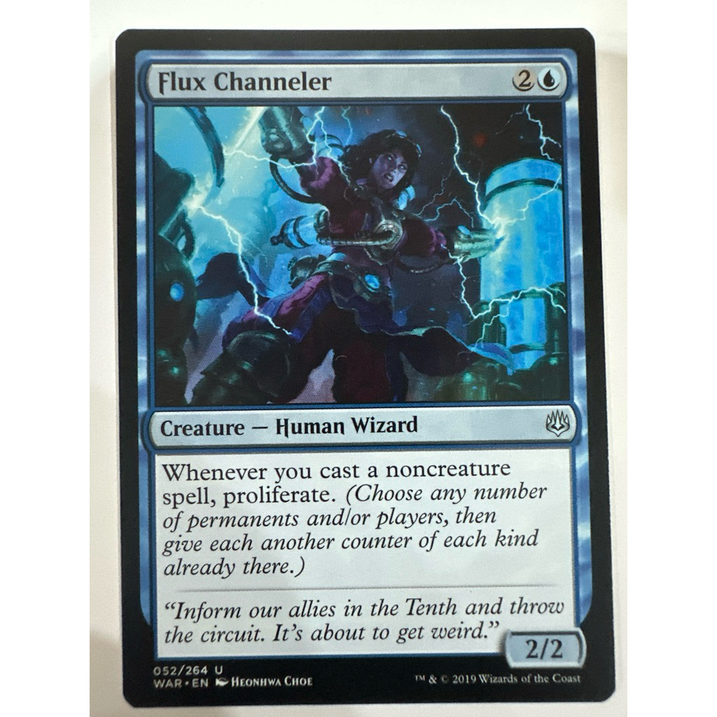 War of the Spark: Flux Channeler ของแท้พร้อมส่ง MTG Magic the gathering ...