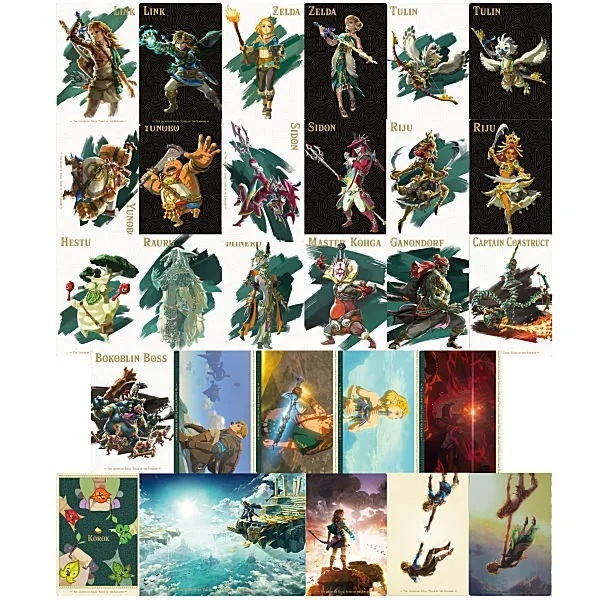 The Legend of Zelda Tears of the Kingdom Card Twin Wafer [2773125] งาน ...
