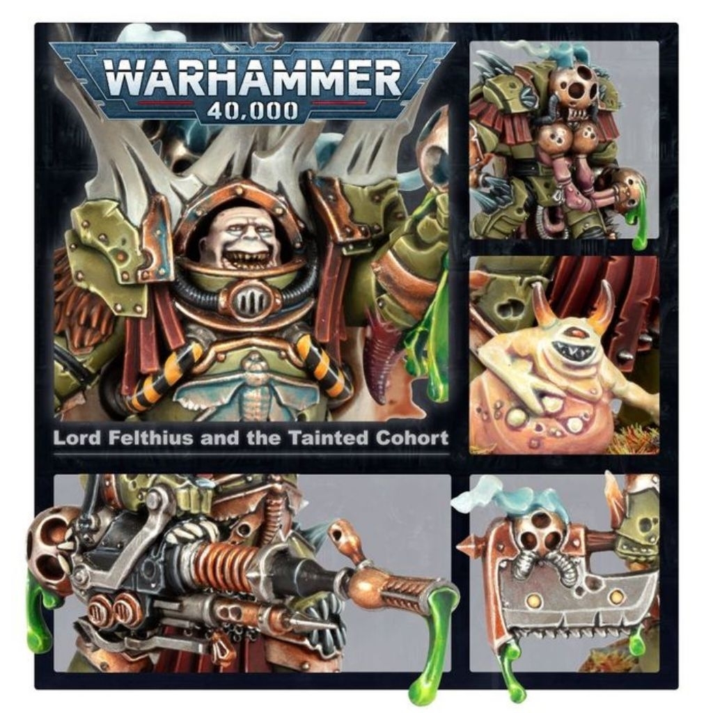พร้อมส่ง Warhammer 40k : Death Guard : Lord Felthius and the Tainted ...