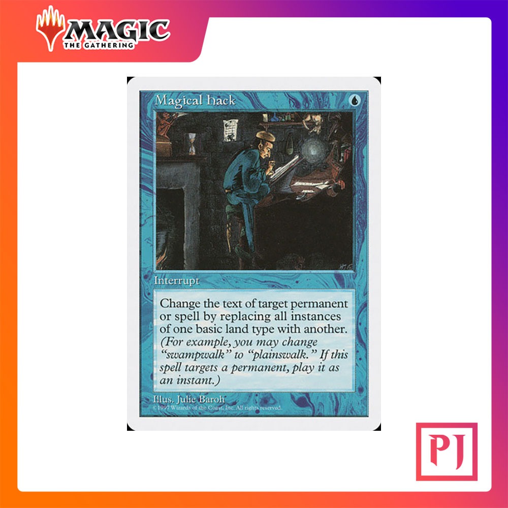 [MTG] Magical Hack [5TH] [BLUE] [RARE] [NORMAL] [ENG] (การ์ดเมจิค ...