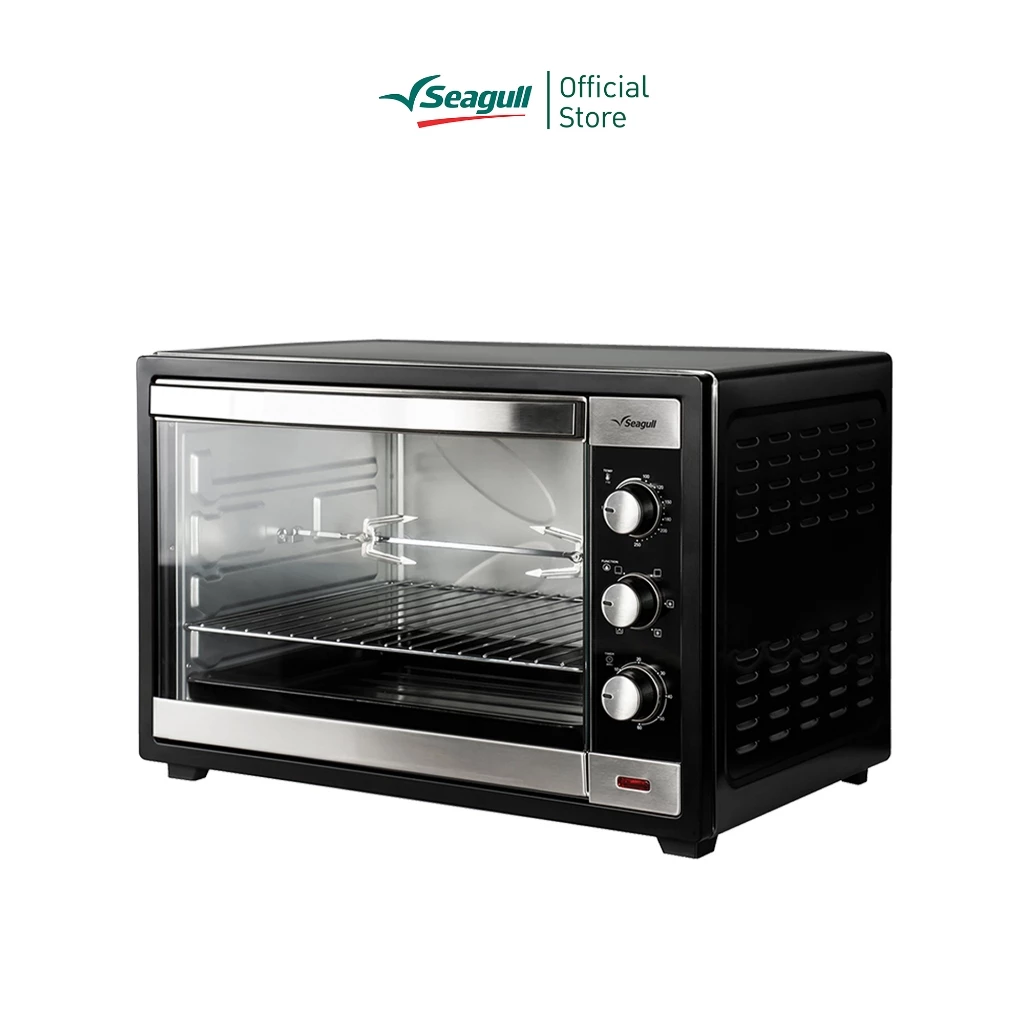Seagull เตาอบไฟฟ้า ขนาด 60 ลิตร Electric Oven 60 Liters (Black) (SEO-001-BK)