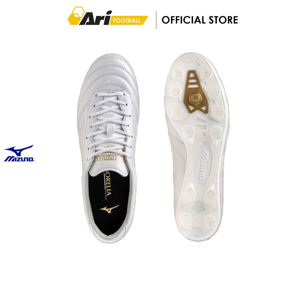 MIZUNO MORELIA UL JAPAN 40TH FG - WHITE (P1GA259999) รองเท้าฟุตบอล