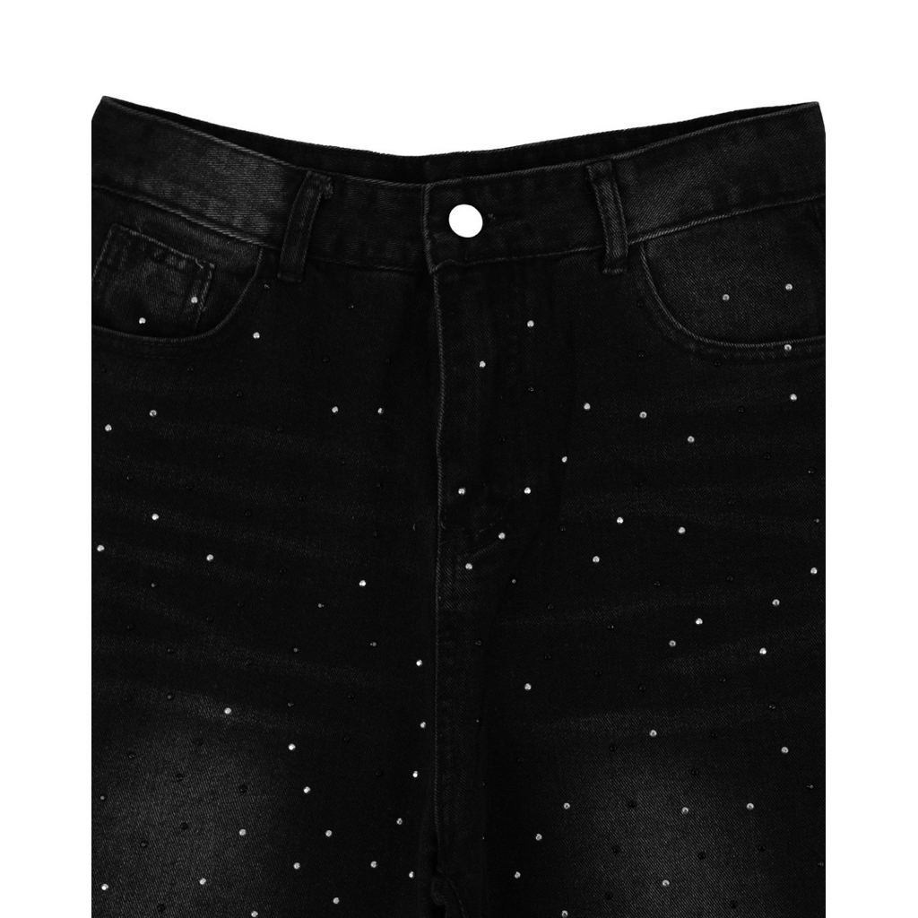LOOKER – ASTRABLACK STARDUST JEANS(กางเกงยีนส์เพชร)
