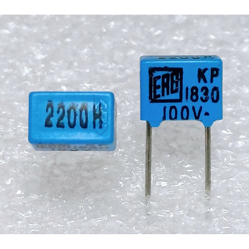 25 Condensatori Ceramici NP 0.0022uF (2.2nF / 2200pF) 3kV - Radiale ES7Y5U1B222MPB