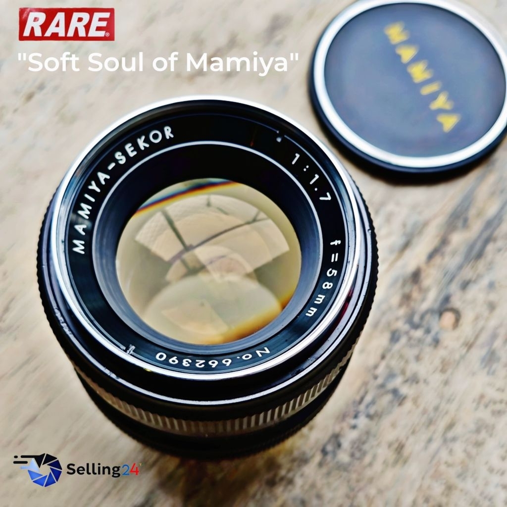 เลนส์มือหมุน Mamiya Sekor 58mm f1.7 F.C. Mount Exatra Rare Classic