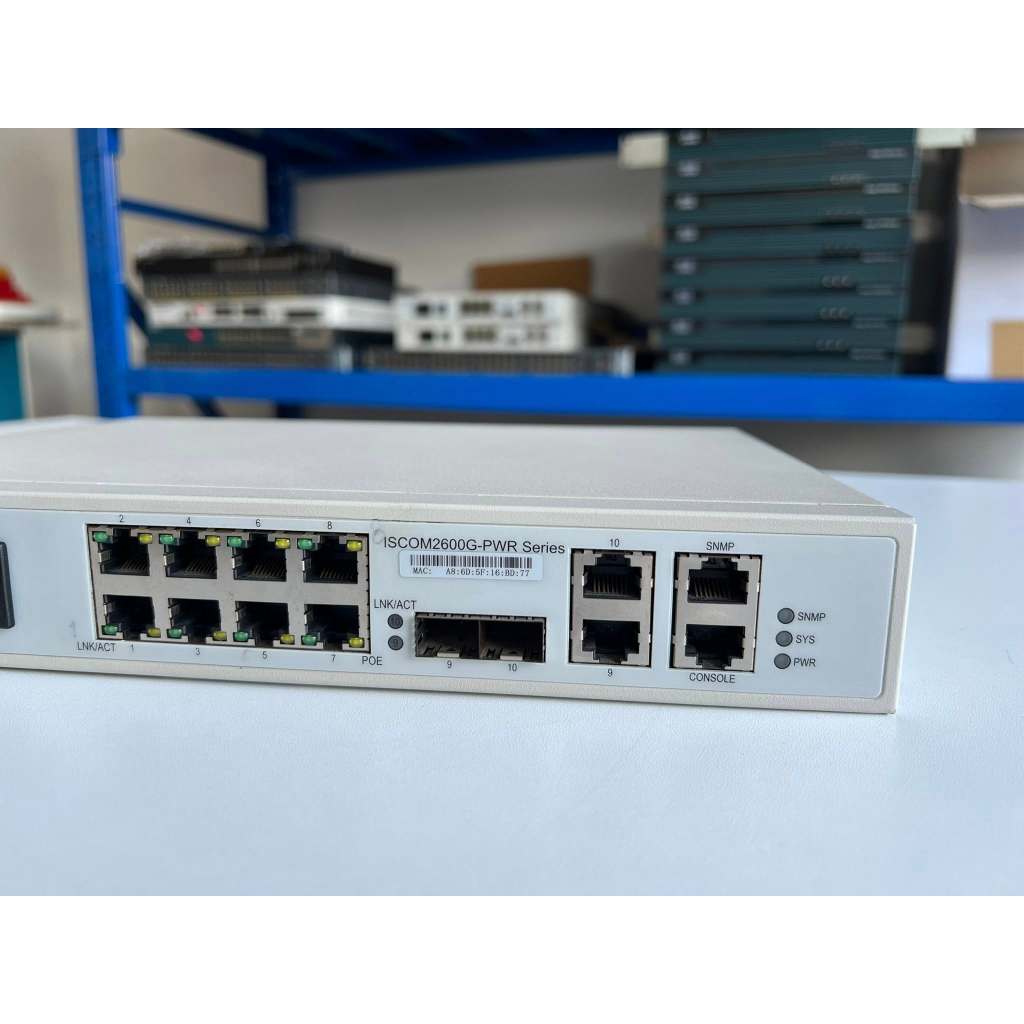 switch Raisecom IScom 2608G-2GE-PWR-AC Gigabit PoE 8 port GUI สวิทกิกะ ...