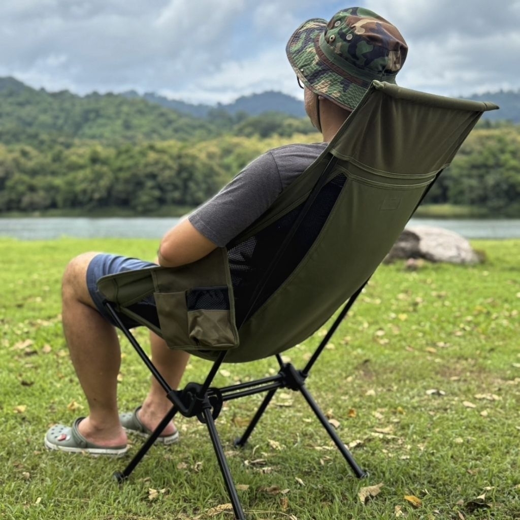 Sundick เก้าอี้พนักพิงสูงสไตล์ Tactical ผ้าหนาCordura1050D ตัวใหญ่นั่ง ...
