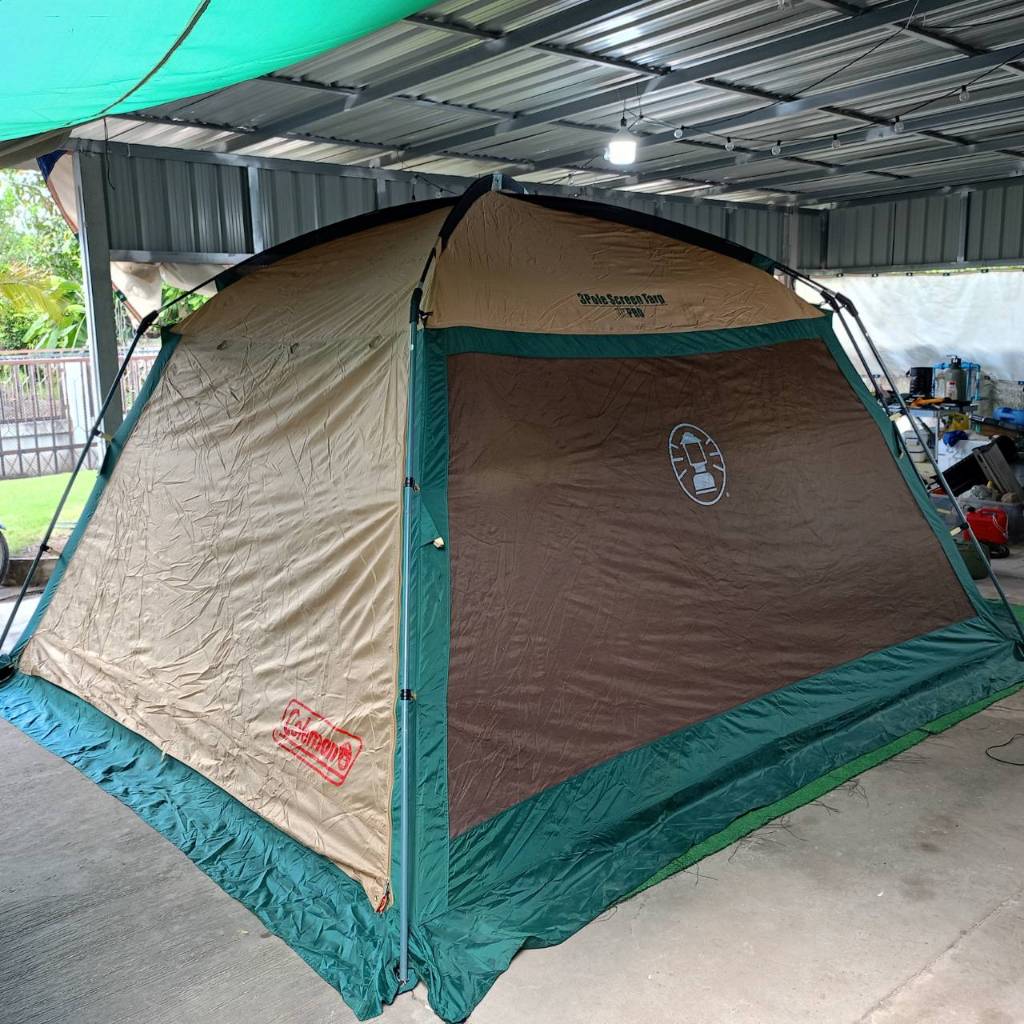 461. Coleman 3 pole screen tarp | Shopee Thailand