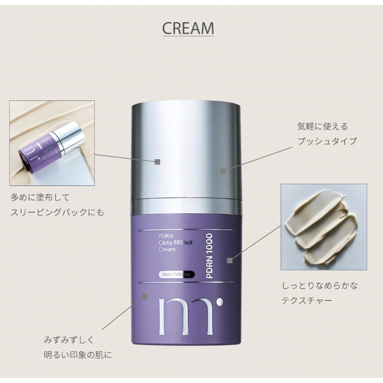 🌼แท้ / พร้อมส่ง🌼)Molvany PDRN Gluta Fill Shot Cream 50 ml. ครีม