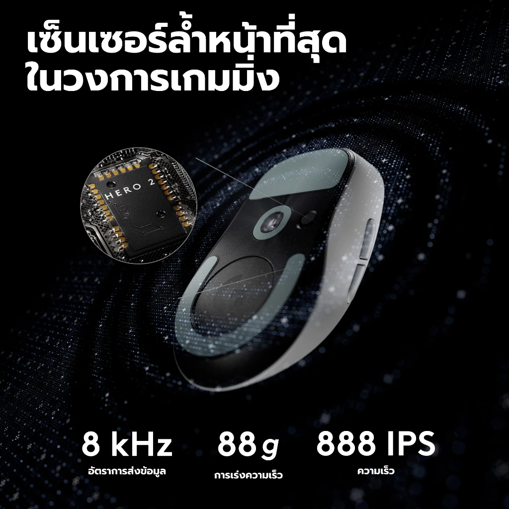 Logitech G PRO X SUPERLIGHT 2 DEX LIGHTSPEED Gaming Mouse