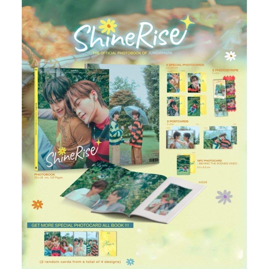 SHINERISE | THE OFFICIAL PHOTOBOOK OF JUNIORMARK พร้อมส่ง | Shopee