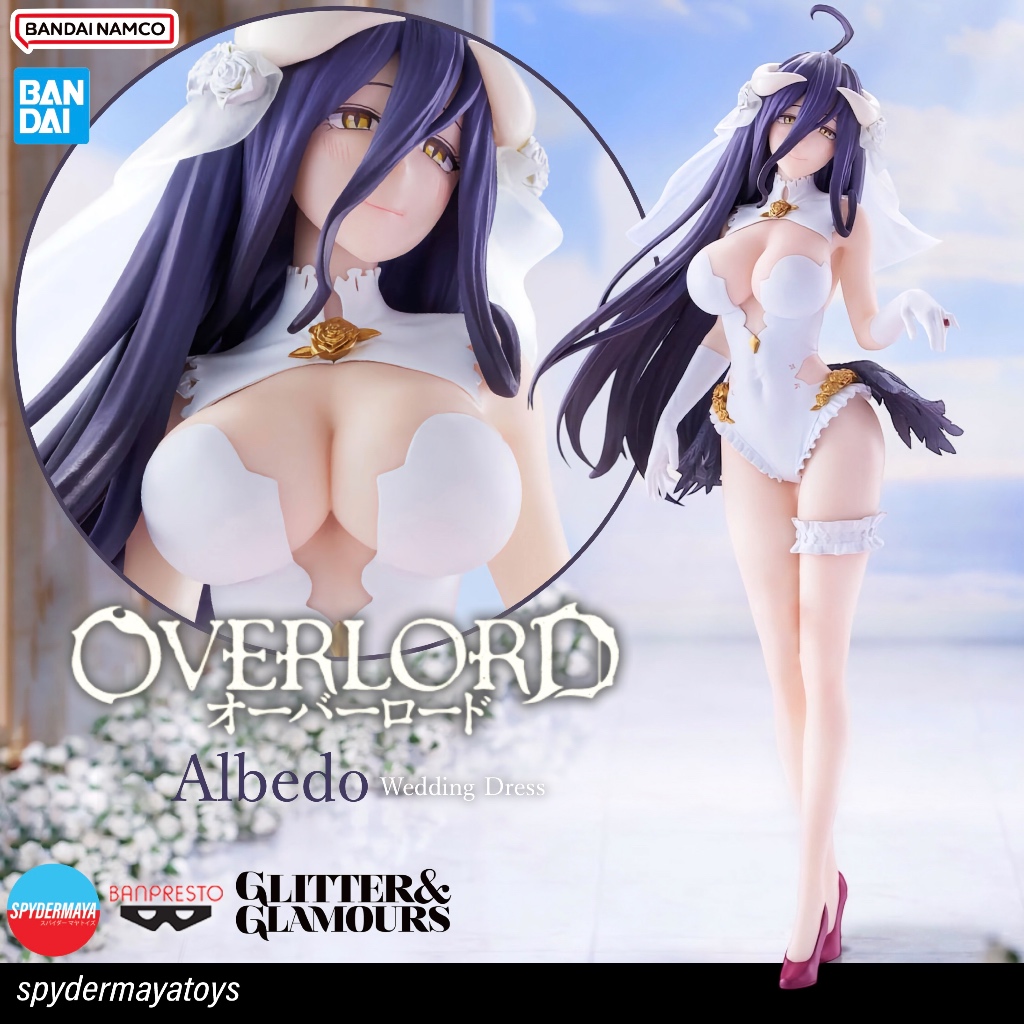 NATSYSTEMS Chiffre danime Overlord -Albedo- 1/7 Mariage Ver. Figuri