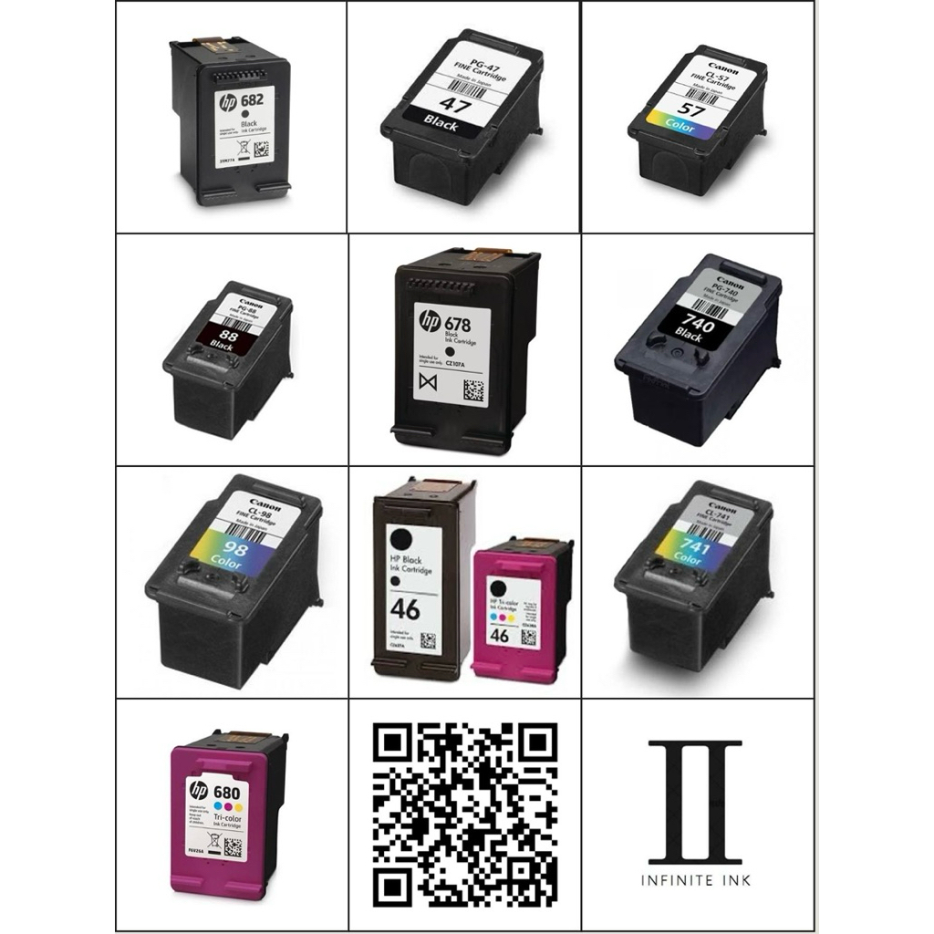ตลับหมึกที่ใช้แล้ว Empty & Expired Ink- HP, Canon | Shopee Thailand
