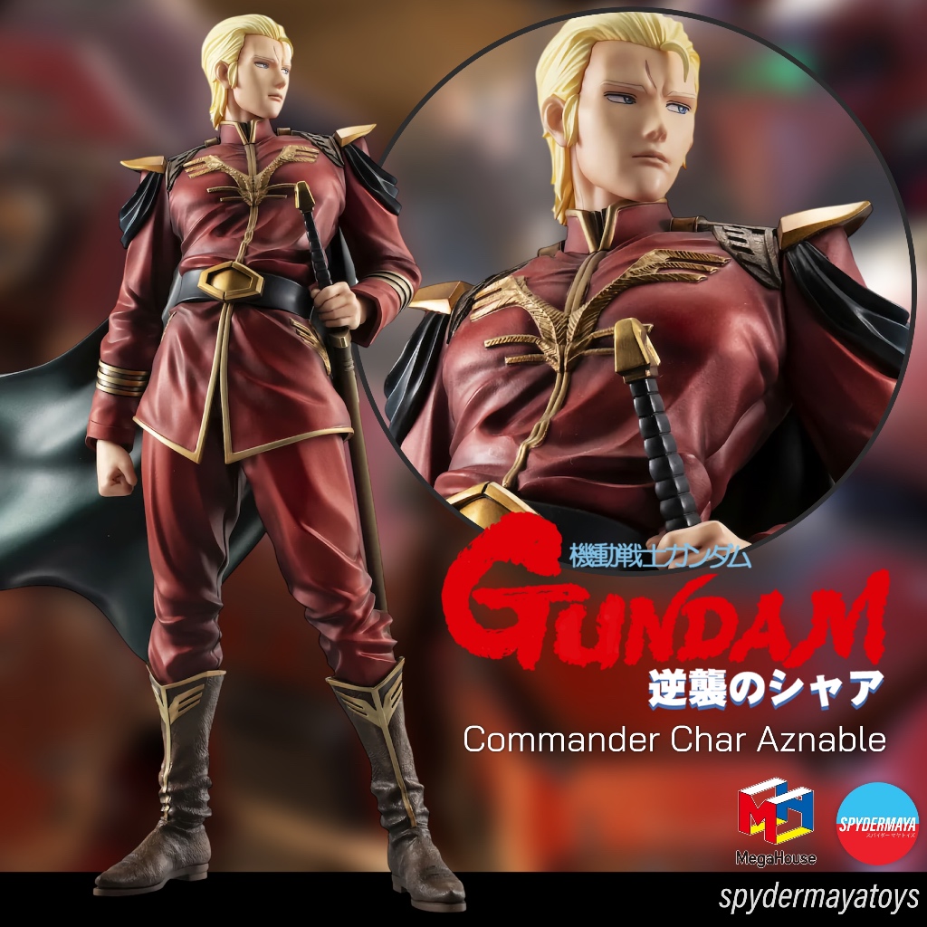 [Pre-Order] ฟิกเกอร์ Commander Char Aznable GGG - Mobile Suit Gundam ...