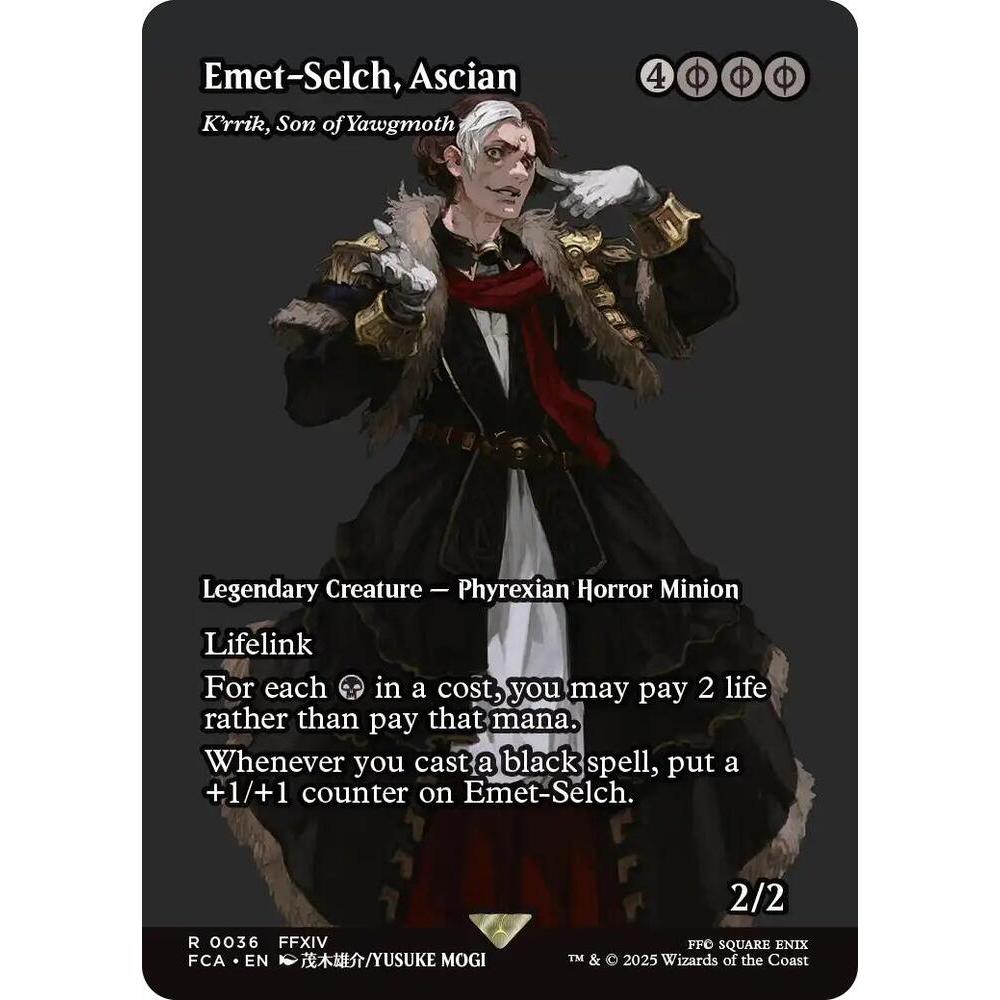 MTG : Emet-Selch, Ascian - K'rrik, Son of Yawgmoth (Showcase) - FINAL  FANTASY: Through the Ages (FCA) | Shopee Thailand