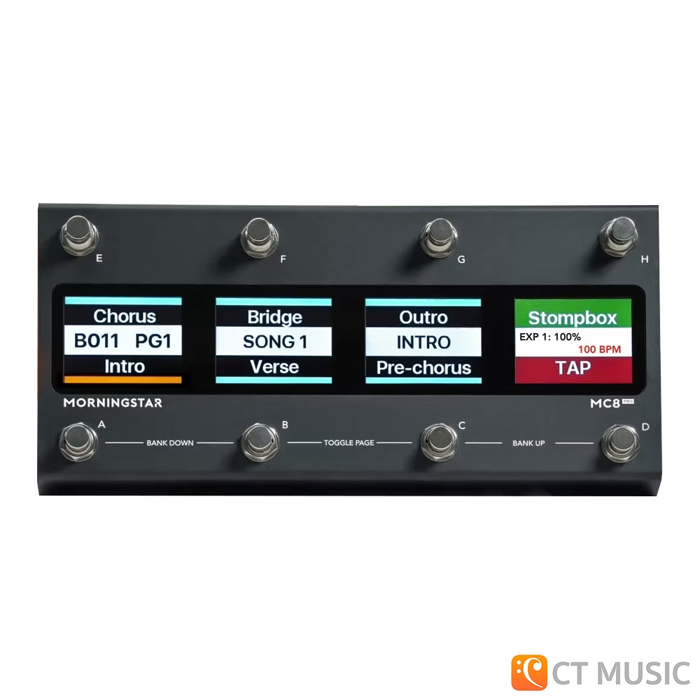 Morningstar MC8 Pro คอนโทรลเลอร์ MIDI เอฟเฟค เอฟเฟคกีตาร์ | Shopee