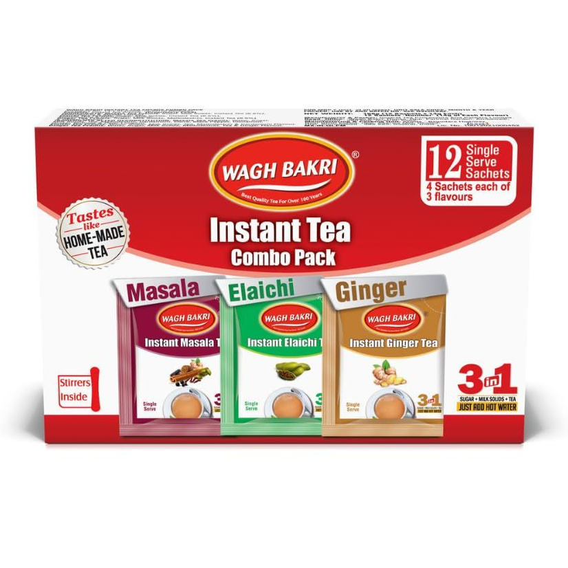 Wagh Bakri Instant Tea Premix Combo 12 ซอง | Shopee Thailand
