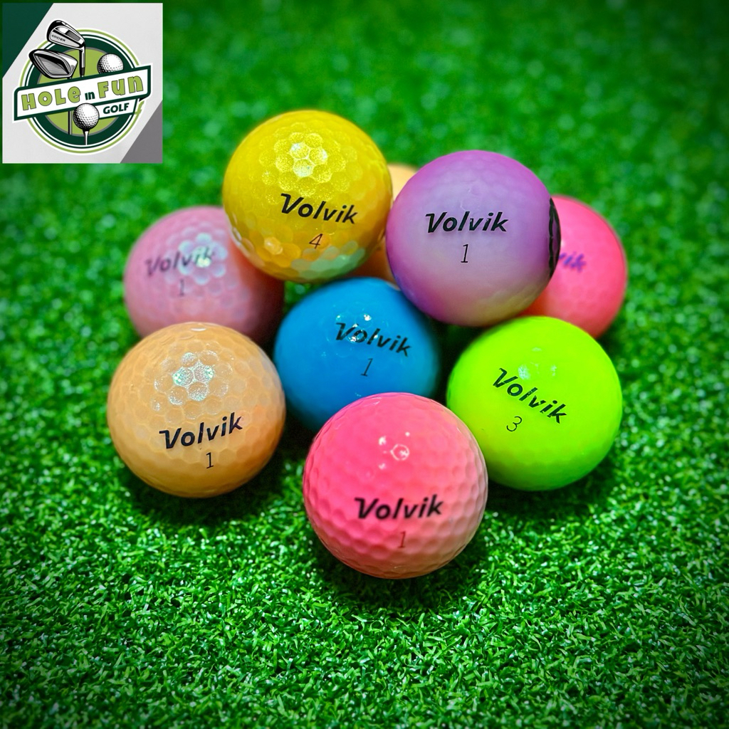 ลูกกอล์ฟสี Volvik เกรด B มือ 2 สีหายาก สภาพ 70%-90% | Shopee Thailand
