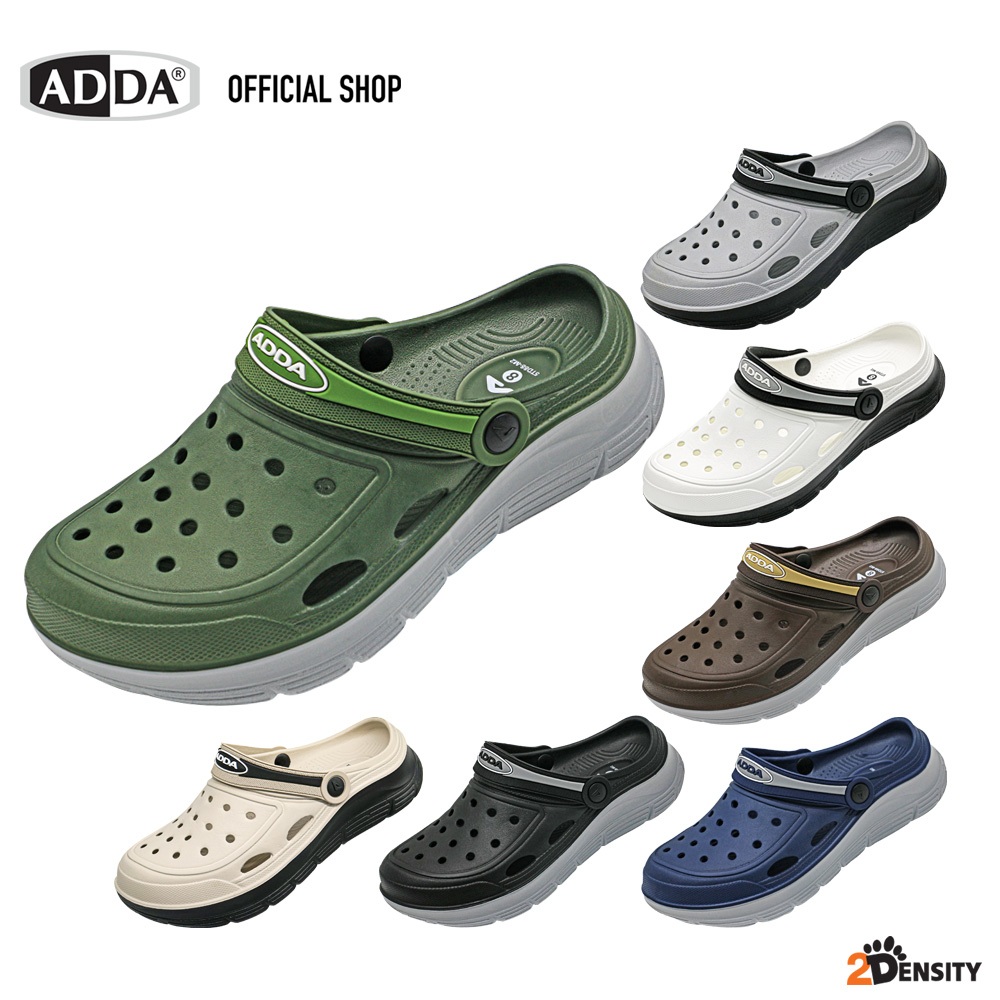ADDA 2density รองเท้าแตะ รองเท้าลำลอง สำหรับผู้ชาย แบบสวมหัวโต รุ่น 5TD88M2 (ไซส์ 7-11)