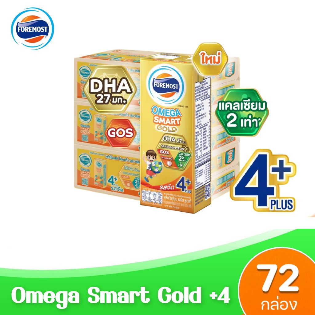 x3ลัง โฟร์โมสต์ โอเมก้า 369 โกลด์ 4 พลัส Foremost Omega Smart Gold 4 ...