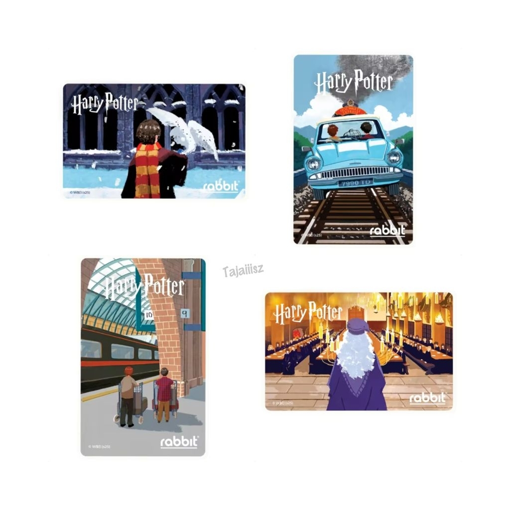 บัตรแรบบิทแฮร์รี่พอตเตอร์ Rabbit Card Harry Potter บัตรรถไฟแฮร์รี่ บัตร ...