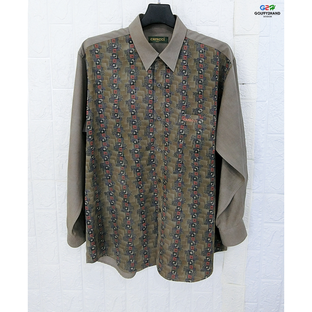 CAPACCI แท้ อก47 เสื้อเชิ๊ตแขนยาวคลาสสิกวินเทส | Shopee Thailand