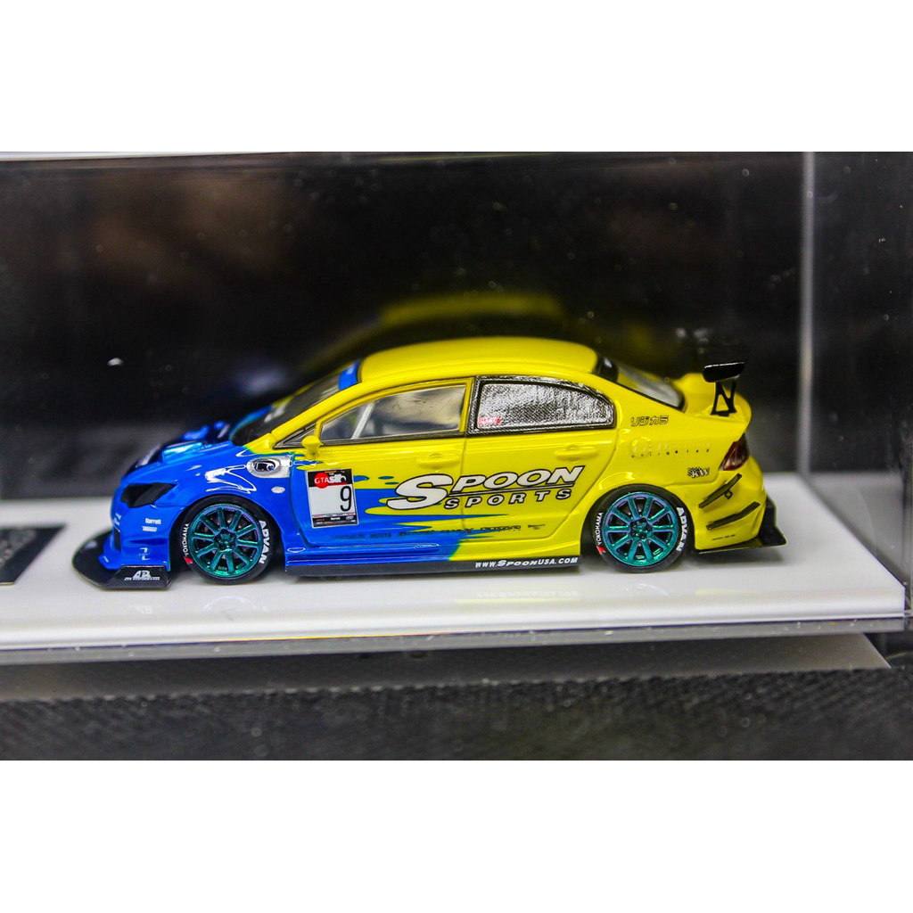 Onemodel 1:64 JDM Civic Type R FD2 Spoon Sports Model Diecast Resin Car ...
