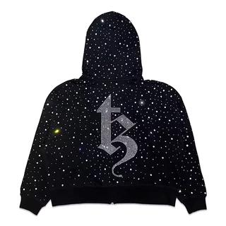 TZ WHITE DIAMOND GALAXY HOODIE