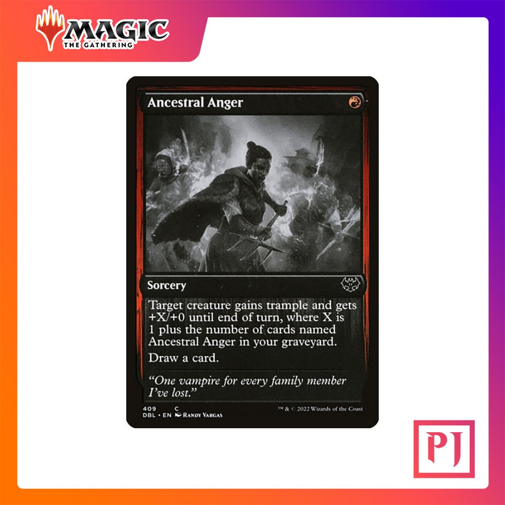 [MTG] Ancestral Anger [DBL] [RED] [COMMON] [NORMAL] [ENG] (การ์ดเมจิค ...
