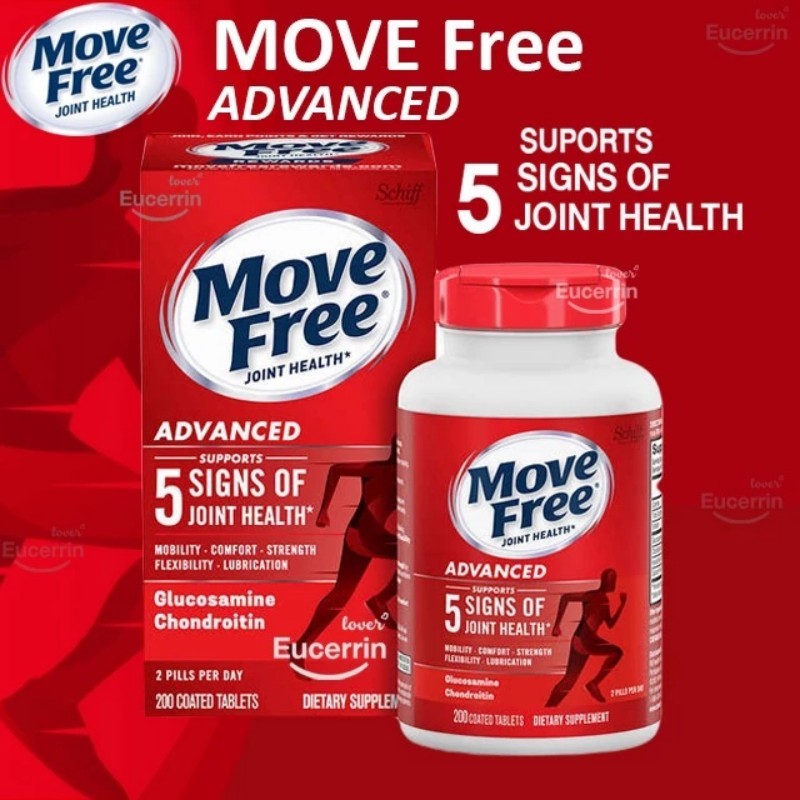 จัดส่งที่รวดเร็ว(ของแท้ 100%) Schiff Move free Advanced 200 เม็ด ...