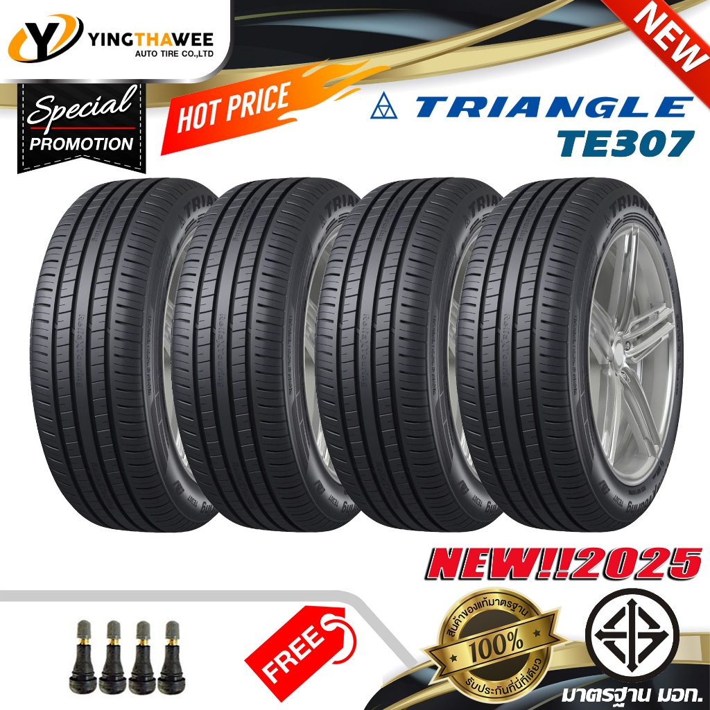 215/60R16 TRIANGLE รุ่น TE307 จำนวน 4 เส้น (ผลิตปี2025) แถม จุ๊บลมยาง ...