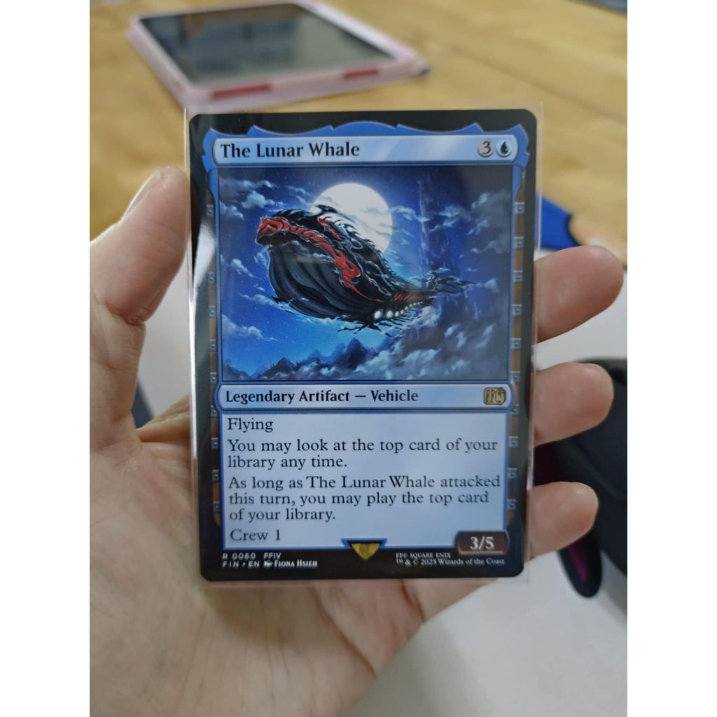 lunar whale final fantasy mtg The - 60 - C-AC As long as The Lunar Whale attacked this turn MTG] The Lunar Whale Final