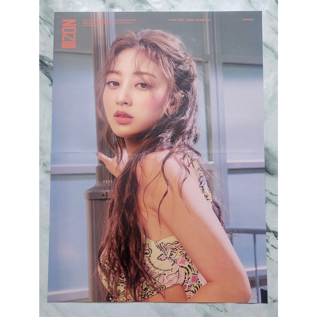 Folded Poster จาก CD อัลบั้ม Jihyo ( TWICE ) - ZONE Album ของแท้ พร้อม ...