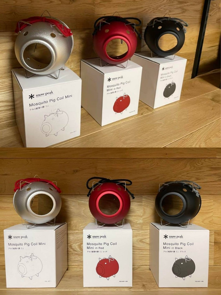 พร้อมส่ง] Snow Peak Mini Mosquito Pig Coil Silver/Red/Black (Snow