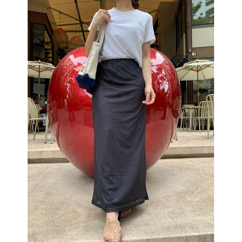 Charlotte irony | PolkaDot Mesh Skirt