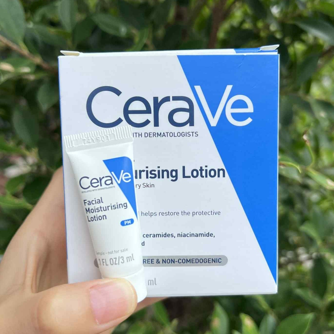 Cerave Facial Moisturizing Lotion PM 3ml. เซราวี PM🩵