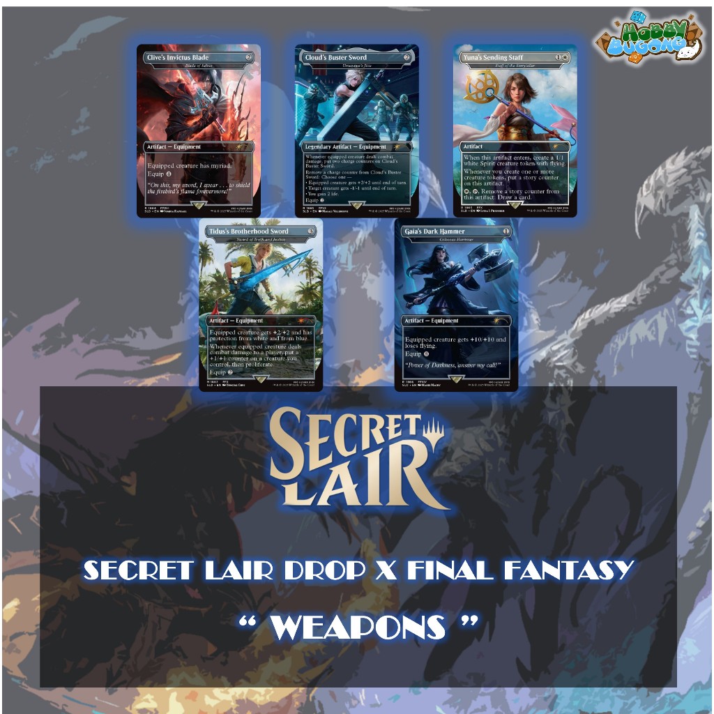 Secret Lair x FINAL FANTASY: Weapons JP | Shopee Thailand