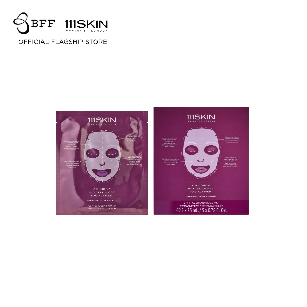 111SKIN - Y Theorem Bio Cellulose Facial Mask Box 5*23 ml (มาส์กเซ