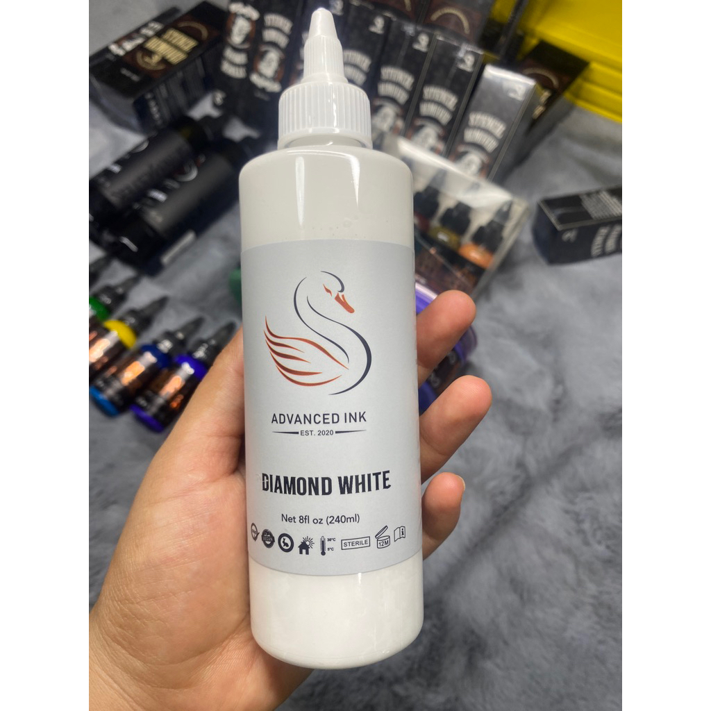 Diamond white skinmaster 📌📌หมึกขาวสกินมาสเตอร์ เนื้อสีเยอะ | Shopee ...