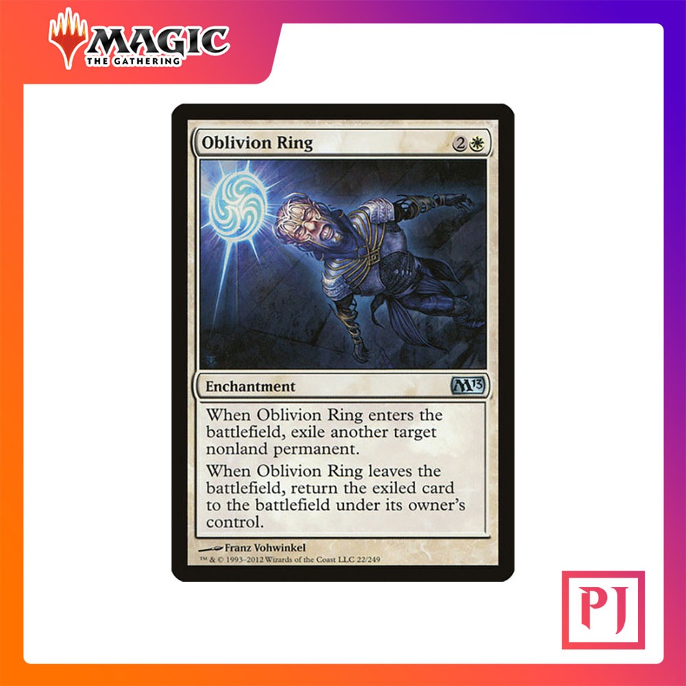 [MTG] Oblivion Ring [M13] [WHITE] [UNCOM] [NORMAL] [ENG] (การ์ดเมจิค ...