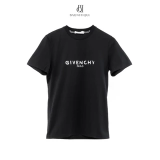 関税送料込【GIVENCHY】スリムフィット Tシャツ 4G刺繍入り Slim fit t-shirt in cotton with 4G embroidery in - black