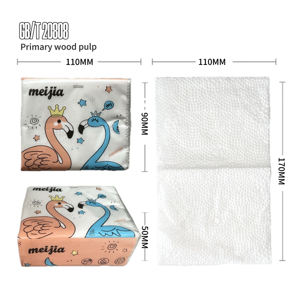 กระดาษทิชชู่ ยกลัง ( 1ลัง 40 ห่อ) กระดาษทิชชู่แบบพกพา - 3