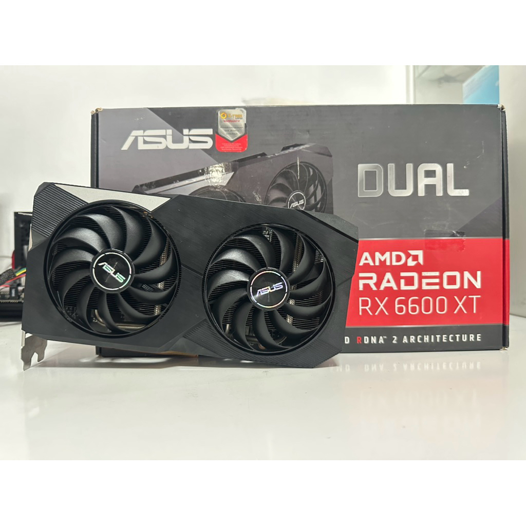 VGA ASUS DUAL RX6600XT OC 8GB (การ์ดจอมือสอง) | Shopee Thailand