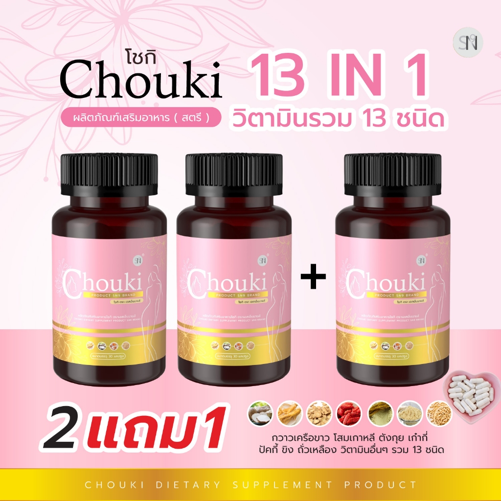 โชกิ Chouki ตรา SN9 กระปุก 30 เม็ด | Shopee Thailand