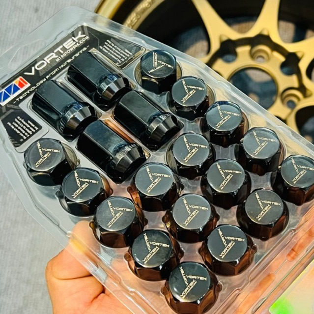 น็อตล้อ M1 Vortex vortek Chromoly Steel Wheel Nuts โครโมรี M14 x 1.5 ...