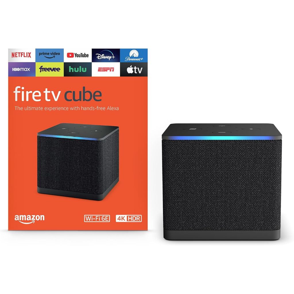 Amazon Fire TV Cube (3rd Gen) , Hands-free streaming device with