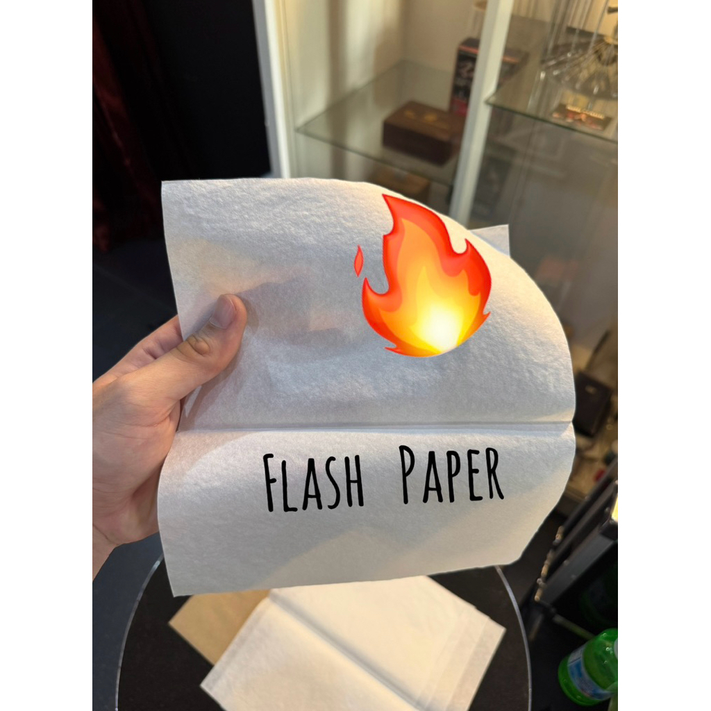 Flash Paper กระดาษแฟลช ขนาด 25Cm x 20Cm | 1ชุด จำนวน 5แผ่น | Shopee ...