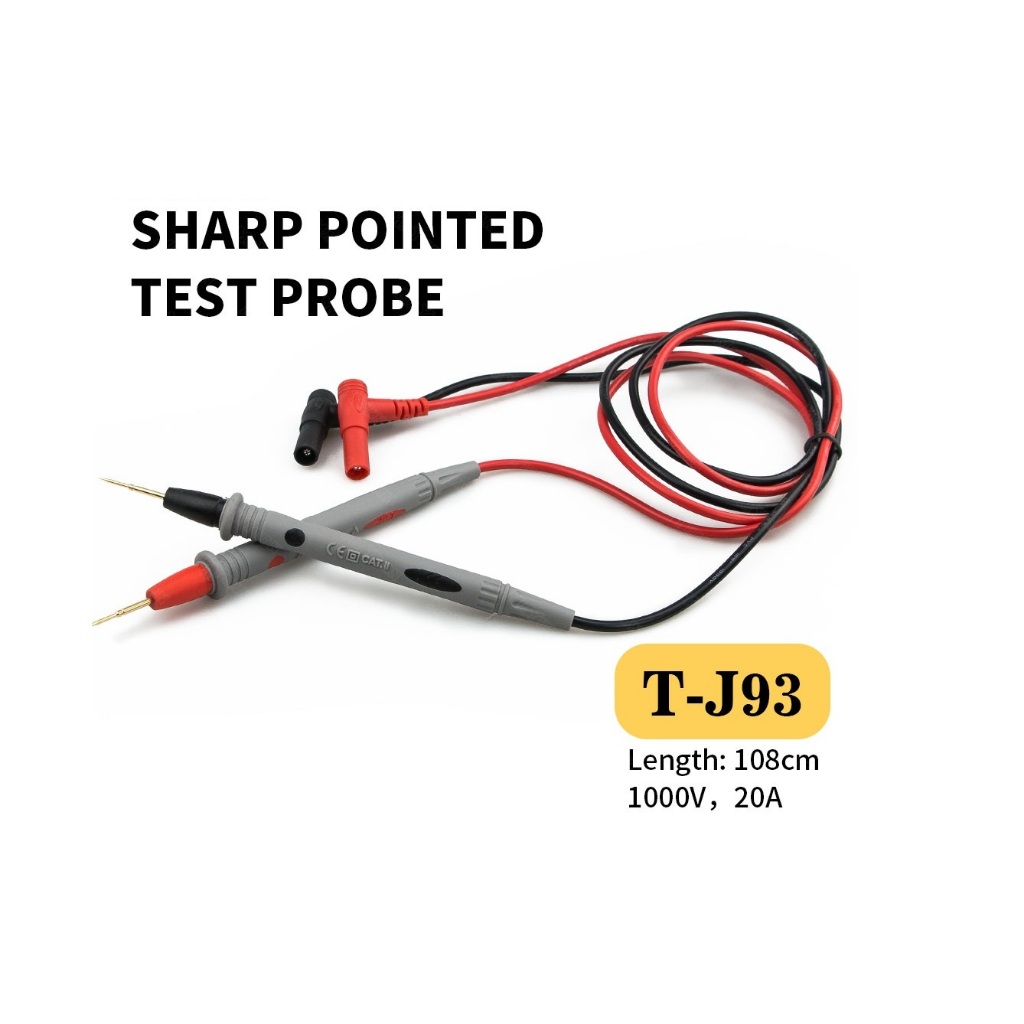 สายทดสอบแบบปลายแหลม Needle Tip Multimeters Test Lead Probe for Digital ...