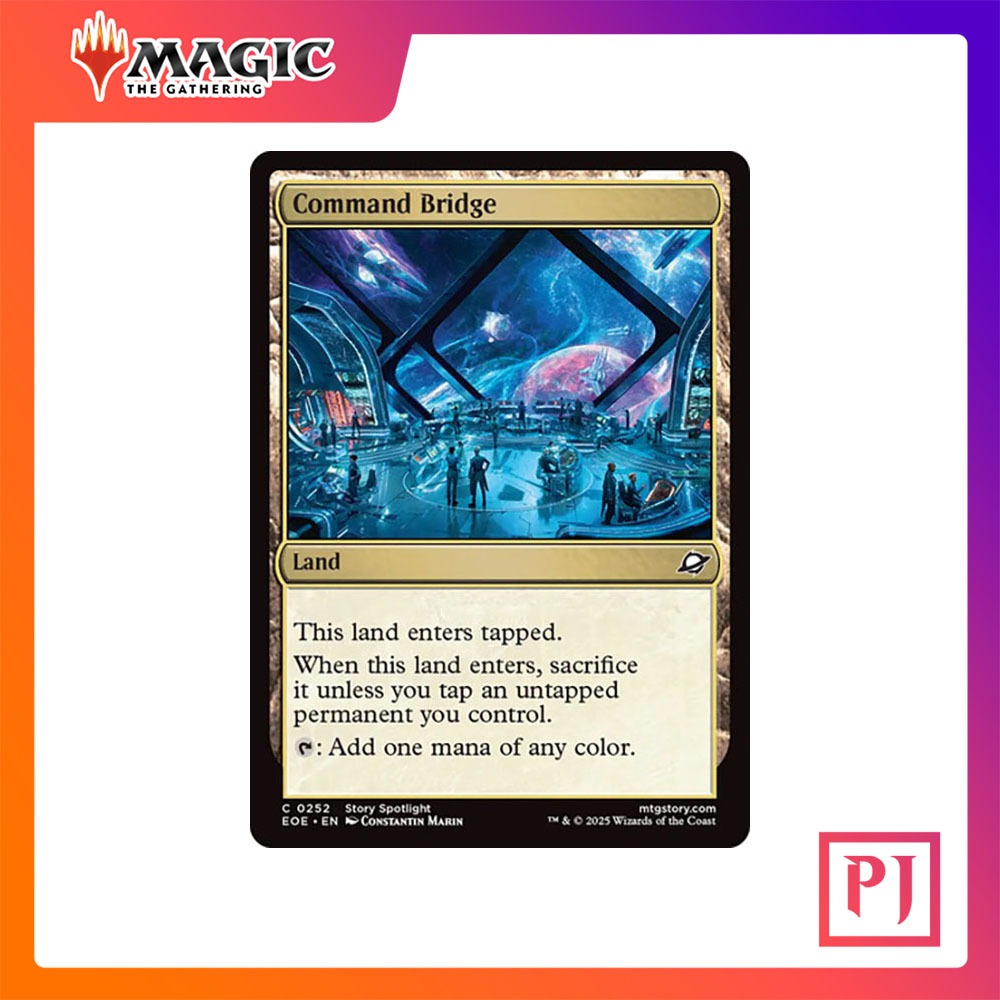 [MTG] Command Bridge [EOE] [LAND] [COMMON] [NORMAL] [ENG] (การ์ดเมจิค ...